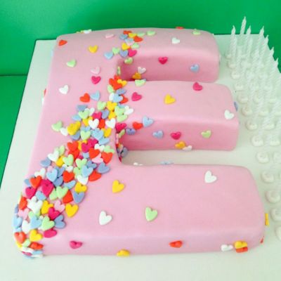 Eclectic Alphabet Cake