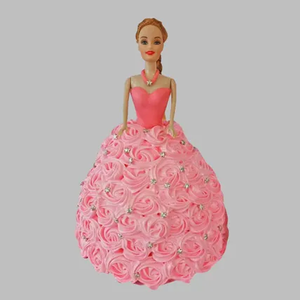  Classy Barbie Cake
